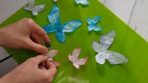 Украшение для торта Декор Бабочки и торт с акварельными мазками