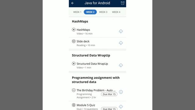 Java for Android Week 2 Quiz Answers | Java for Android Week 2 Quiz | Java for Android coursera qui
