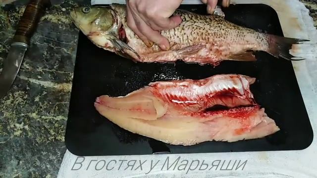 Как разделать язя #язь #какразделатьрыбу #речнаярыба