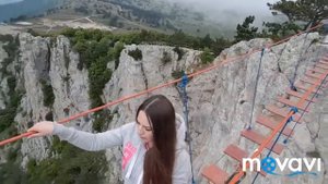 Подвесной мост на Ай-Петри