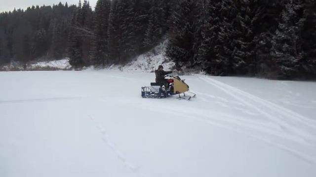 Снегоход с двигателем от муравья смотреть онлайн