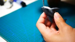 How To Make Deep Sea Fish and Shark Diorama / Polymer Clay / Epoxy resin