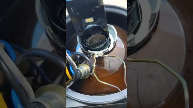 Установка led лампы с линзой в ваз 2107, новые лампы, лед лампы с линзой смотреть онлайн