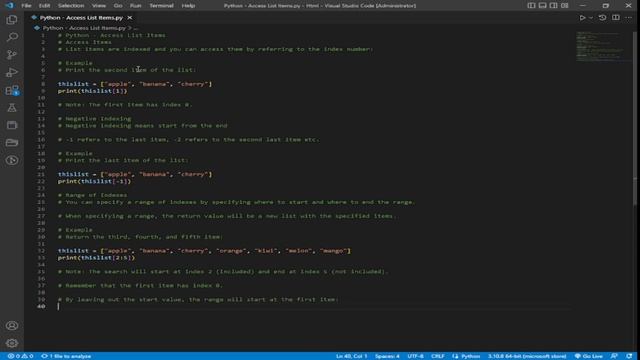 How to Get Started with Python Access List Items - Guide to Beginners