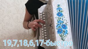 Я когда то была молодая-разбор на гармони