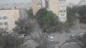 Дует сильный ветер.Боюсь представить,что теперь будет с деревьями на даче.