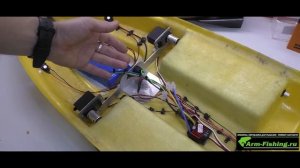 Самодельный кораблик Fishboat Vega часть 3