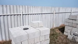 План коровника на 7 голов, начало строительства