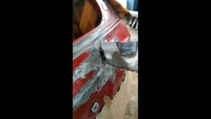 Ford Fiesta. Ремонт багажника автомобиля.