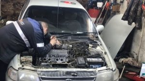 установка ДВС тойота корона