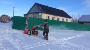 Snow blower CM - 0.6 "Agro" walk-behind tractor!