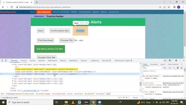 Alert popup in Selenium | How to Handle Popup in Selenium | How to Handle Alerts in Selenium