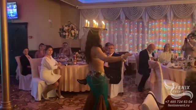 Заказать восточный танец на юбилей и свадьбу в Москве - танец живота на праздник и корпоратив Сальма