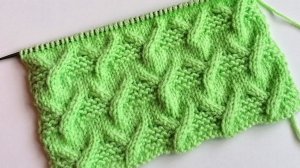 Ну очень красивый объемный узор спицами!!! И совсем несложный .... Схема  и описание под видео