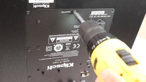 Take apart Klipsch 12 inch Subwoofer - Disassembly