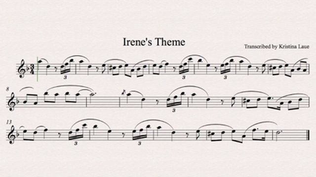 Irene's Theme from Sherlock - Sheet Music смотреть онлайн