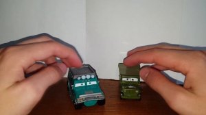 Cars TJ Hummer And Sarge Comparison/Тачки сравнение - [Несравнимые]