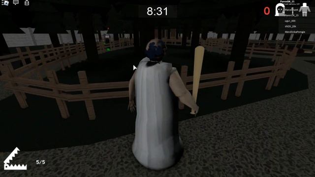БАБКА РОБЛОКС ВОЗВРАЩАЕТСЯ ! GRANNY ROBLOX смотреть онлайн