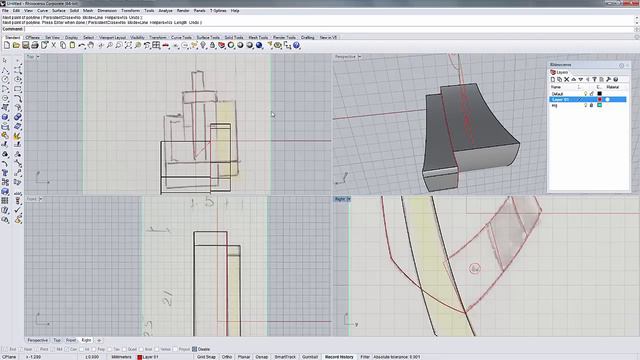 Дизайнерские серьги в Rhino (для новичков) /// Rhinoceros designer earrings tutorial