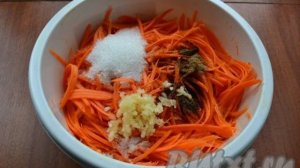 Заготовка моркови по-корейски на зиму