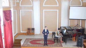 "Проводы зимы" Римский-Корсаков. Исполняет Николай Дворников. Экзамен. Вокал.