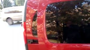 Работа электропривода двери на Renault Kangoo, Volkswagen Caddy