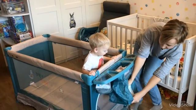 Обзор манежа-кровати Nonny Cubby Cabaha смотреть онлайн