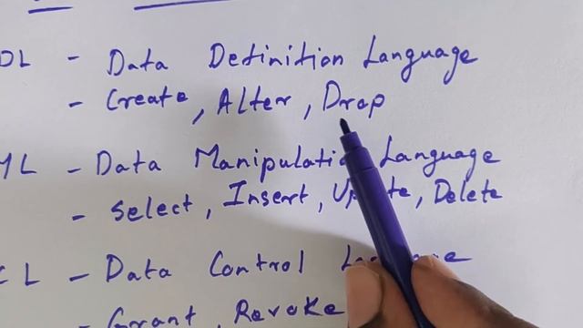 SQL Commands Overview                                                        #DDLDMLDCL#SQL#VKSquar