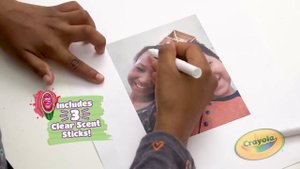 NEW Crayola Silly Scents Sticker Maker || Crayola Product Demo