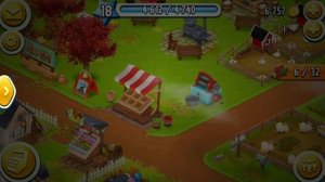 Hay Day#3/Фермерские советы/путь к 100ур/Скачки маленькой фермой/Садим пшеницу, косим монеты и стро