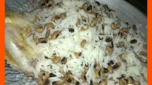 Плов с фасолью черноглазка (Азербайджанская кухня)