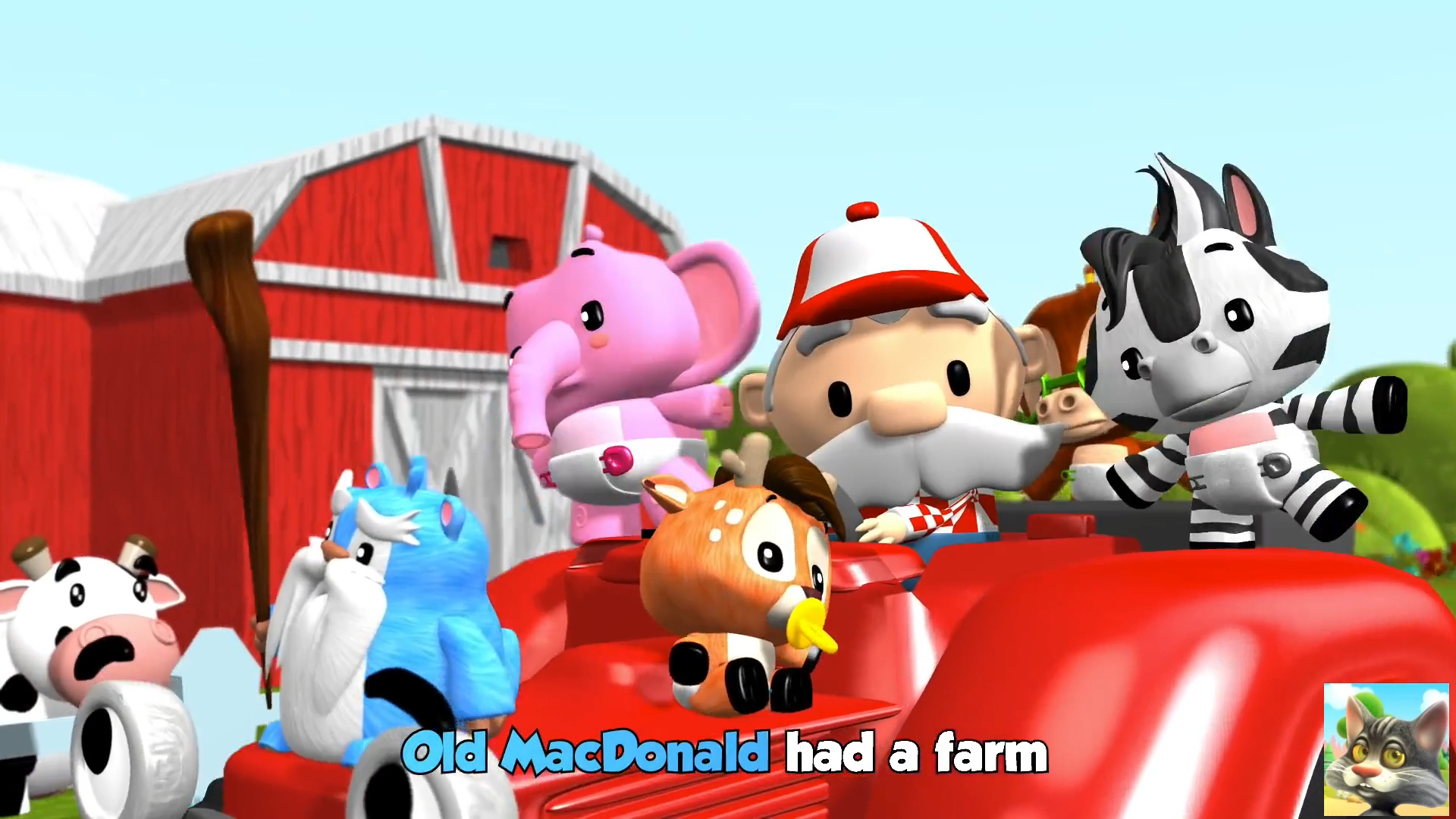 Песенка Old MacDonald Had A Farm | Поём и учим английский язык