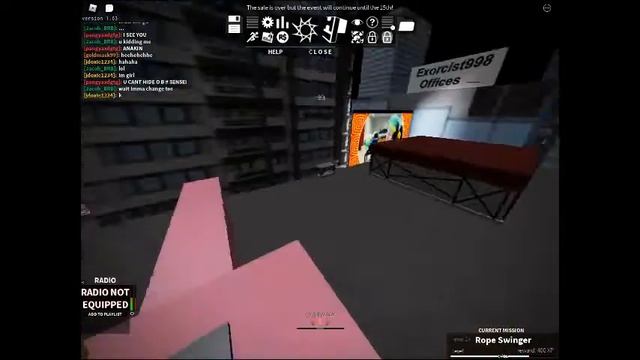 How to complete a mission Rope swingering II PARKOUR II ROBLOX смотреть онлайн