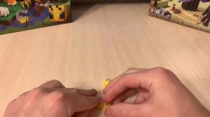 ЛЕГО МАЙНКРАФТ "ПАСЕКА" 21165 - НОВИНКА 2021 ГОДА l ПЧЕЛОВОД И ПЧЕЛЫ В LEGO MINECRAFT l НОВЫЕ НАБОР