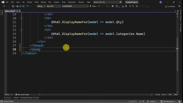 How to bind DropdownList in ASP.NET Core| CRUD Application with ASP.NET Core using EF Core Part-3