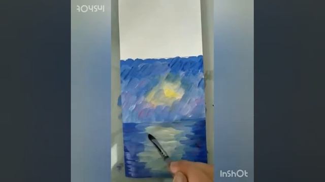 Пейзаж настроения. Рисуем пейзаж с дождем. смотреть онлайн