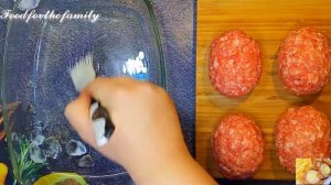 Котлеты Бычий Глаз! Быстро, необычно, вкусно!/Bull's Eye Cutlets! Fast, unusual, tasty!