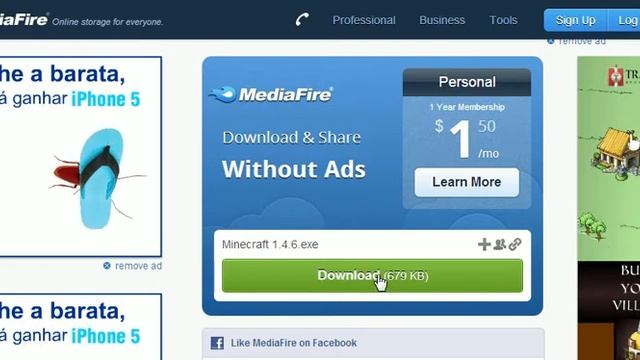 Como baixar minecraft 1.4.7 (links atualizados e arrumados) смотреть онлайн