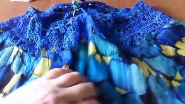 Переделка надоевшей одежды. Вязание плюс ткань // Remaking clothes. смотреть онлайн