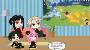 Spy X Family Reacts to Anya as KLEE (part 1) || Genshin Impact || Gacha Club