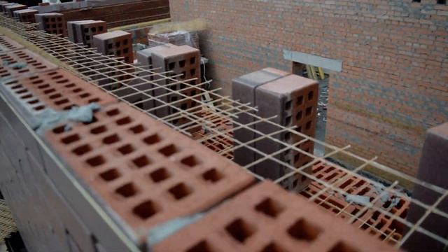 Применение композитной кладочной сетки на объекте