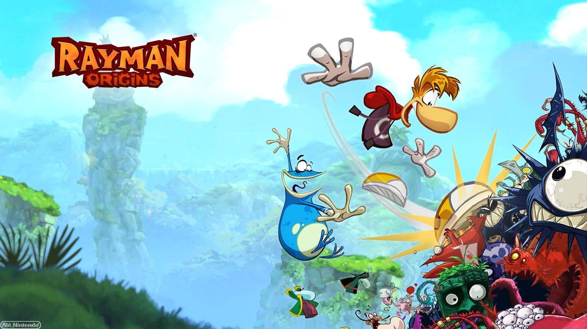 Прыг И Скок - Rayman Origins - Часть 1. Страдание и боль.