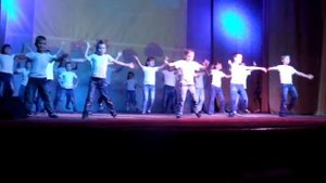 Детский новогодний праздник, детские танцы