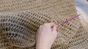 Сумка -пакет из джута