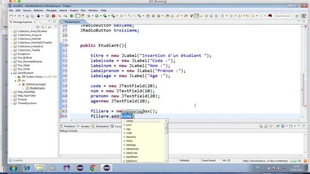 Java 31 : Swing (Les composants de base) смотреть онлайн