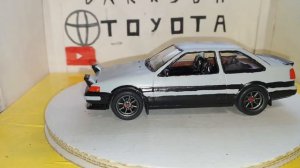 Сборная модель TOYOTA AE 86! Обзор.