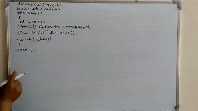 Switch Case Statement in C