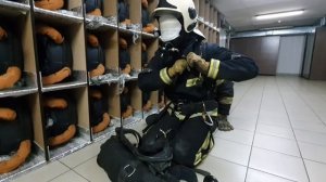 Отработка включения в резервное СИЗОД звеном ГДЗС