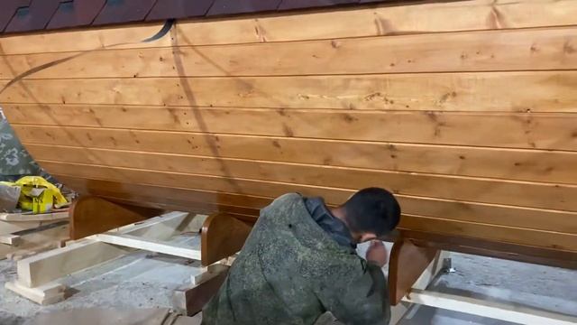 Покраска бани на второй слой Алтайские Мастера Барнаул смотреть онлайн