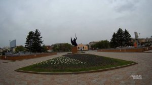 Центральная площадь Уссурийска, май 2020 г.